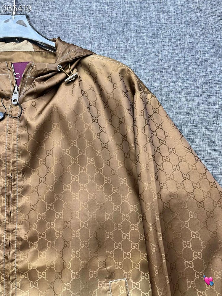 GUCCI 2026 new men's fashionable casual hooded jacket jacket | Loongbuymall