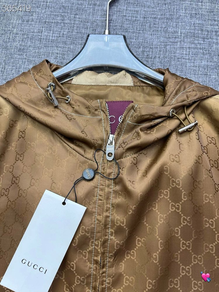 GUCCI 2026 new men's fashionable casual hooded jacket jacket | Loongbuymall