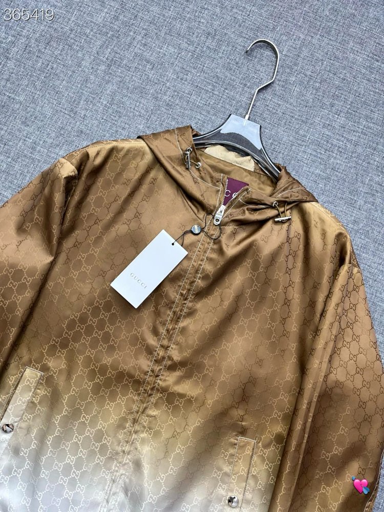 GUCCI 2026 new men's fashionable casual hooded jacket jacket | Loongbuymall