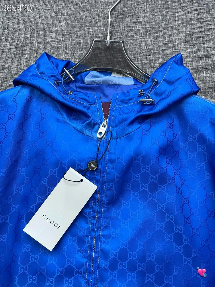GUCCI 2026 new men's fashionable casual hooded jacket jacket | Loongbuymall