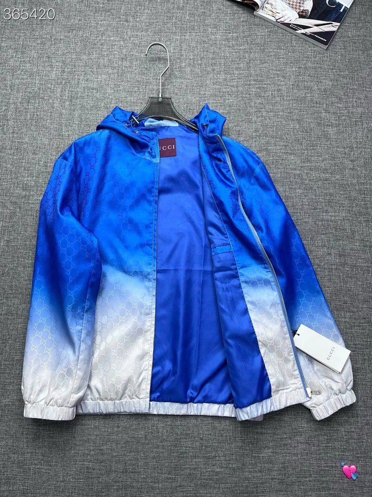 GUCCI 2026 new men's fashionable casual hooded jacket jacket | Loongbuymall