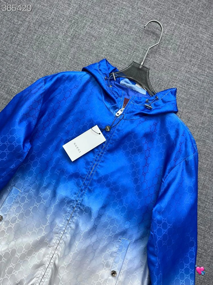 GUCCI 2026 new men's fashionable casual hooded jacket jacket | Loongbuymall