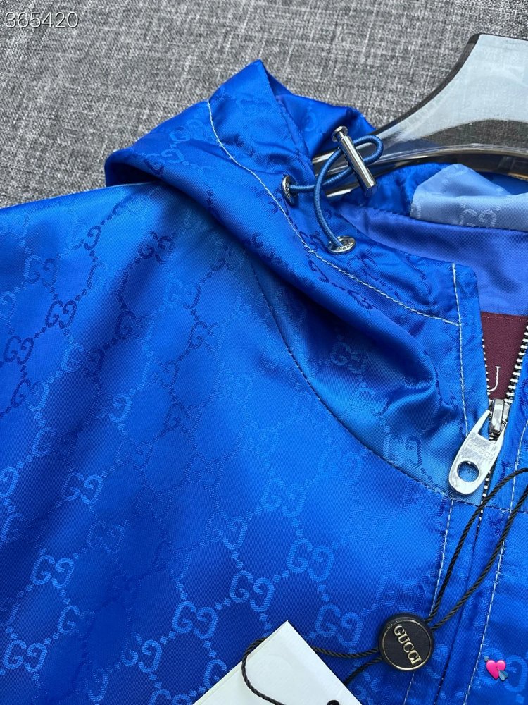 GUCCI 2026 new men's fashionable casual hooded jacket jacket | Loongbuymall