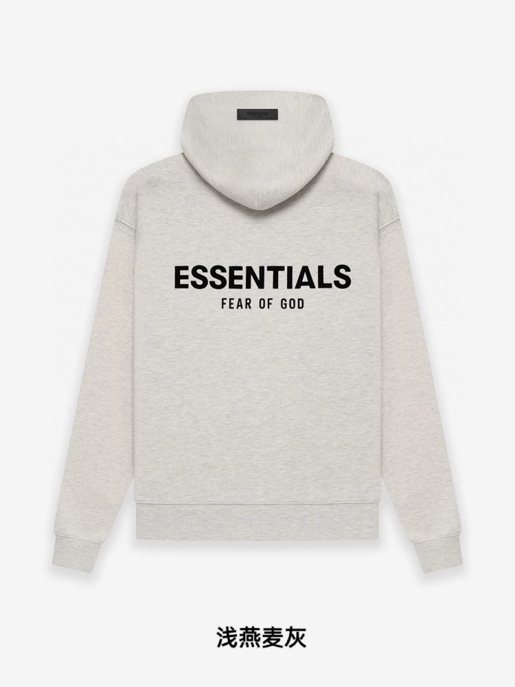 FEAR OF GOD FOG ESSENTIALSHigh street plush printed hoodie sweatshirt | Loongbuymall