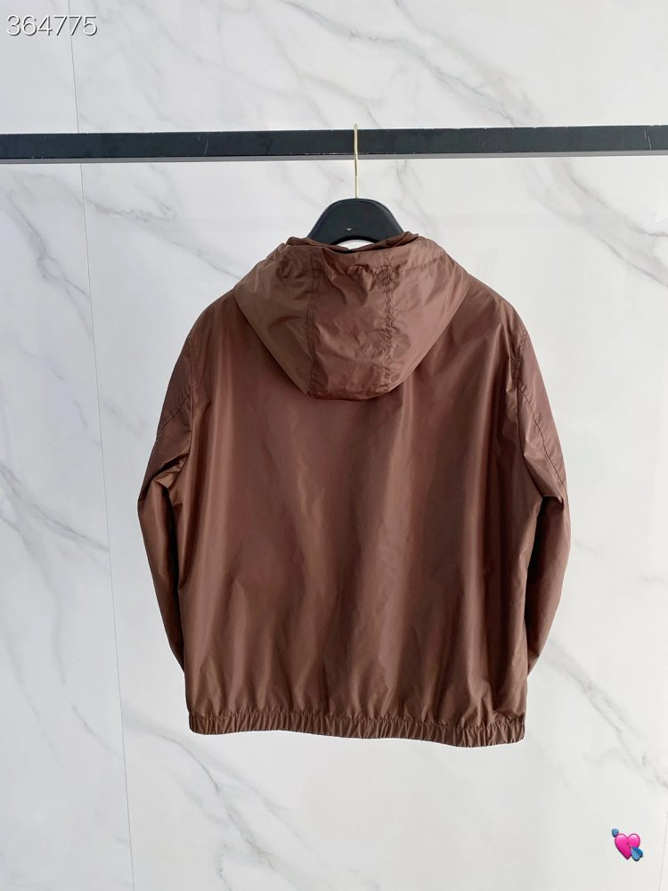 Prada 2026 Spring/Summer New Men's Fashion Hooded Casual Jacket | Loongbuymall