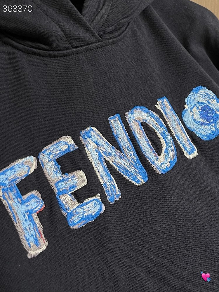 fendi2026 New Men's Fashion Casual Embroidery Hoodie | Loongbuymall