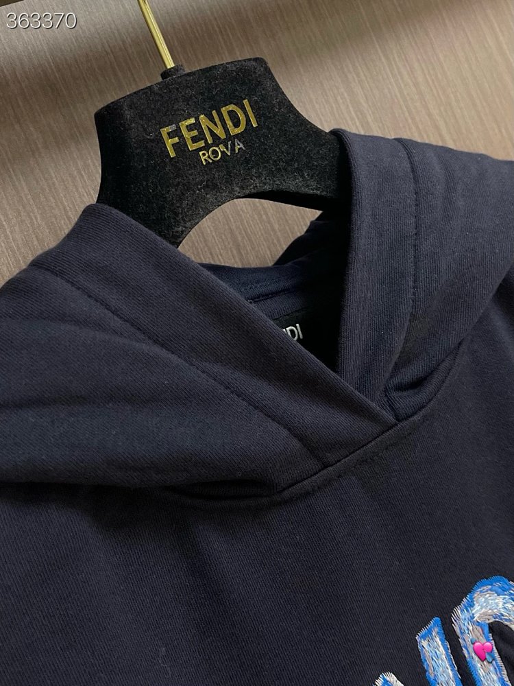 fendi2026 New Men's Fashion Casual Embroidery Hoodie | Loongbuymall