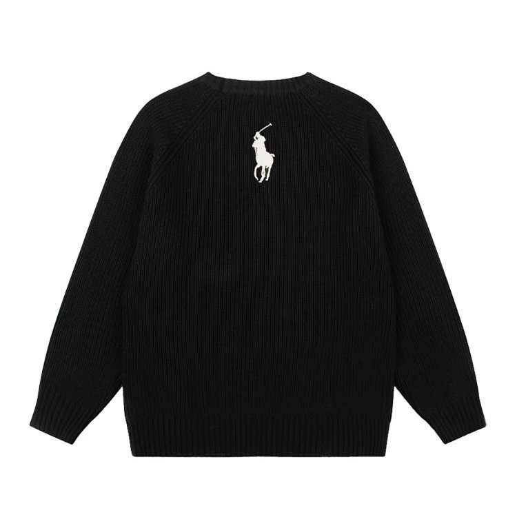Ralph Lauren   New round neck embroidered knitted sweater | Loongbuymall