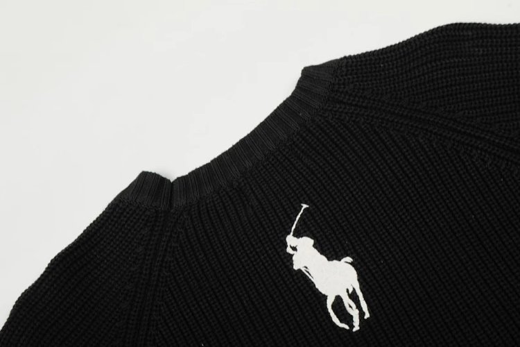 Ralph Lauren   New round neck embroidered knitted sweater | Loongbuymall