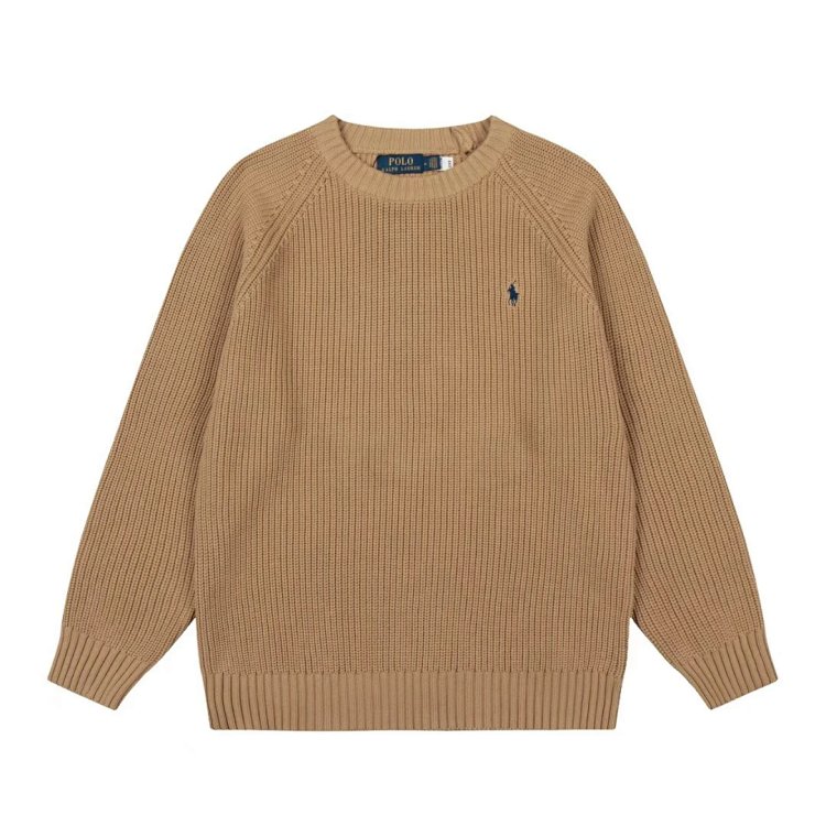 Ralph Lauren's new round neck embroidered knitted sweater