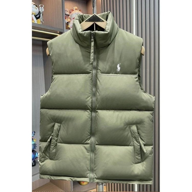 Ralph Lauren Light Luxury Down Cotton Vest Pony Tank Top Unisex Ralph Paul Polo Vest | Loongbuymall