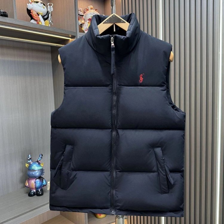 Ralph Lauren Light Luxury Down Cotton Vest Pony Tank Top Unisex Ralph Paul Polo Vest | Loongbuymall