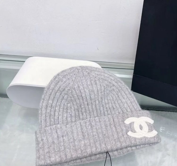 Chanel Knitted Knitted Knitted Wool Hat for Men and Women, Light Luxury Cold Hat | Loongbuymall