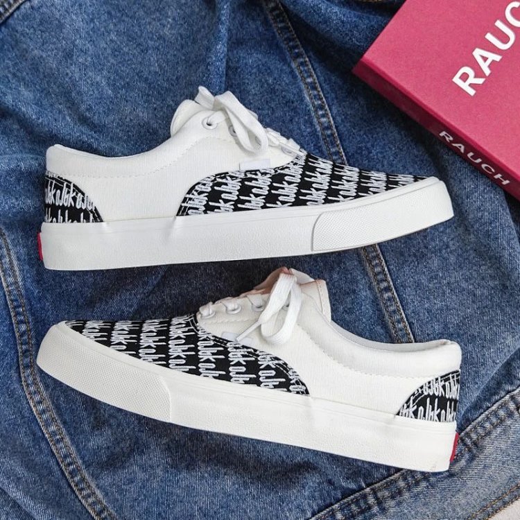 Wansi board shoes, one foot low cut shoesFear of God x Vans Era 95 dx white black fog  | Loongbuymal