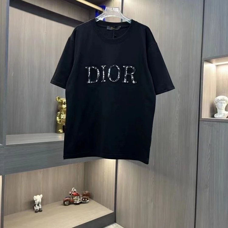 Dior light luxury short sleeved t-shirt | Loongbuymall
