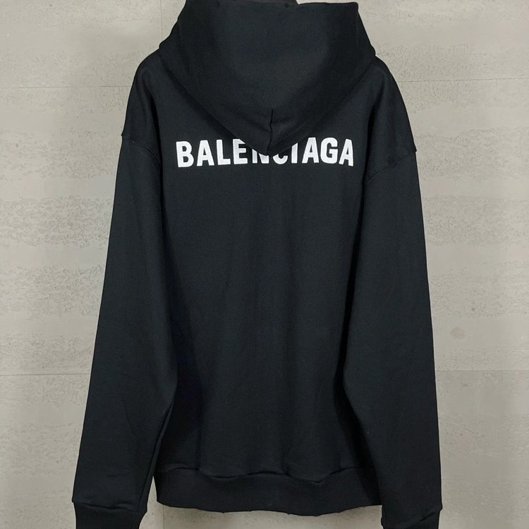 Balenciaga hooded sweatshirt, light luxury jacket, unisex top, long sleeved | Loongbuymall
