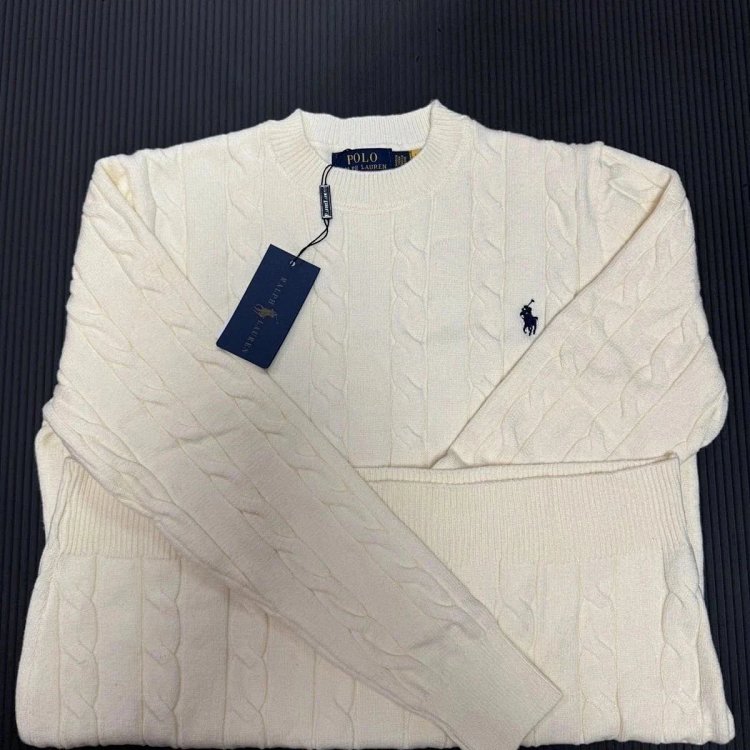 Ralph Lauren sweater Ralph round neck sweater pony sweater unisex | Loongbuymall