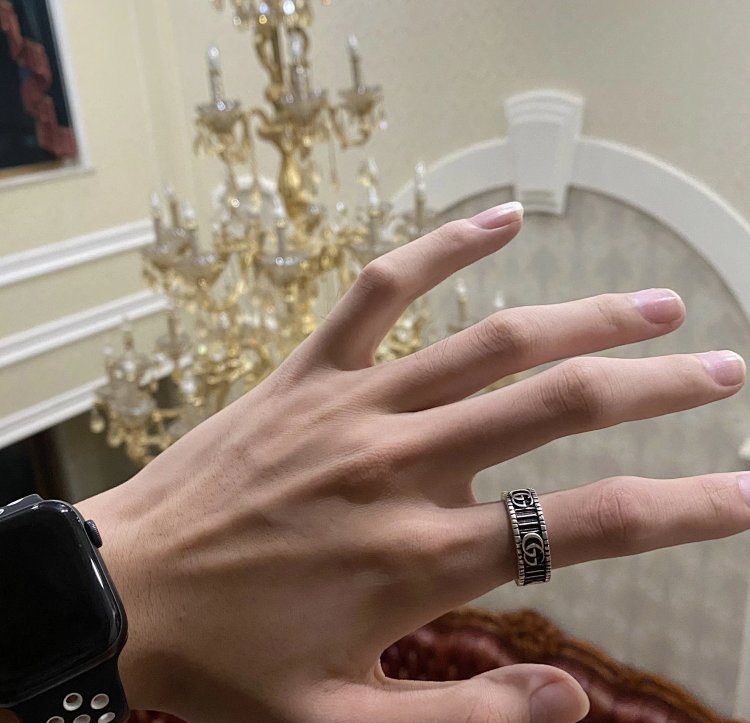 Couple Pair Ring 925 Silver Gucci GUUCI Vintage Double G Ring Vintage Vintage Vintage | Loongbuymall