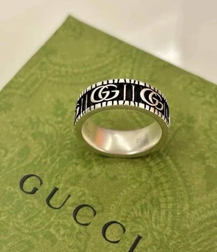 Couple Pair Ring 925 Silver Gucci GUUCI Vintage Double G Ring Vintage Vintage Vintage | Loongbuymall