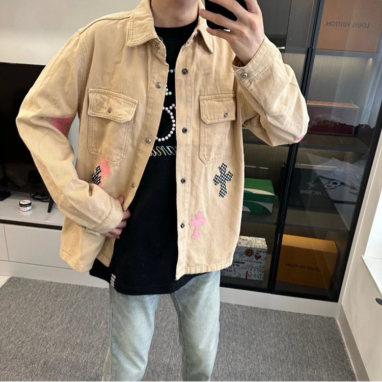 7743715359 Light Luxury Cowboy Coat Spring and Autumn Same Style Trendy Brand Men's Clothing | Loong