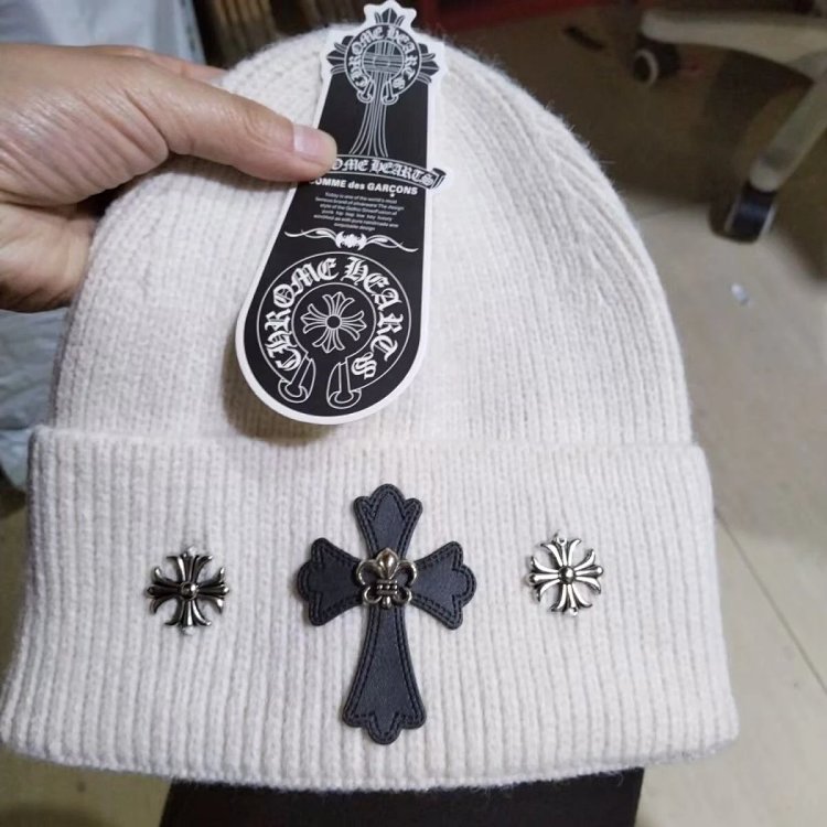 Chrome Hearts cold hat, knitted woolen hat, woolen hat | Loongbuymall
