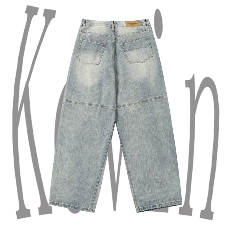 Balenciaga 25ss new Balenciaga silhouette denim pants from Balenciaga | Loongbuymall