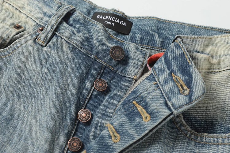 Balenciaga 25ss new Balenciaga silhouette denim pants from Balenciaga | Loongbuymall