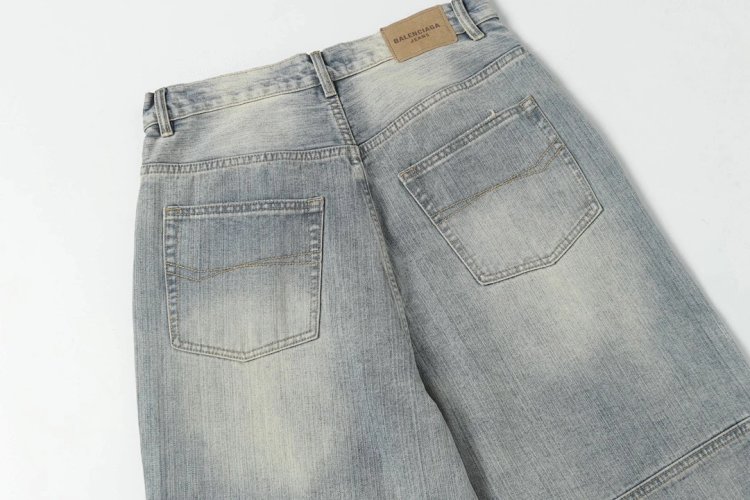 Balenciaga 25ss new Balenciaga silhouette denim pants from Balenciaga | Loongbuymall