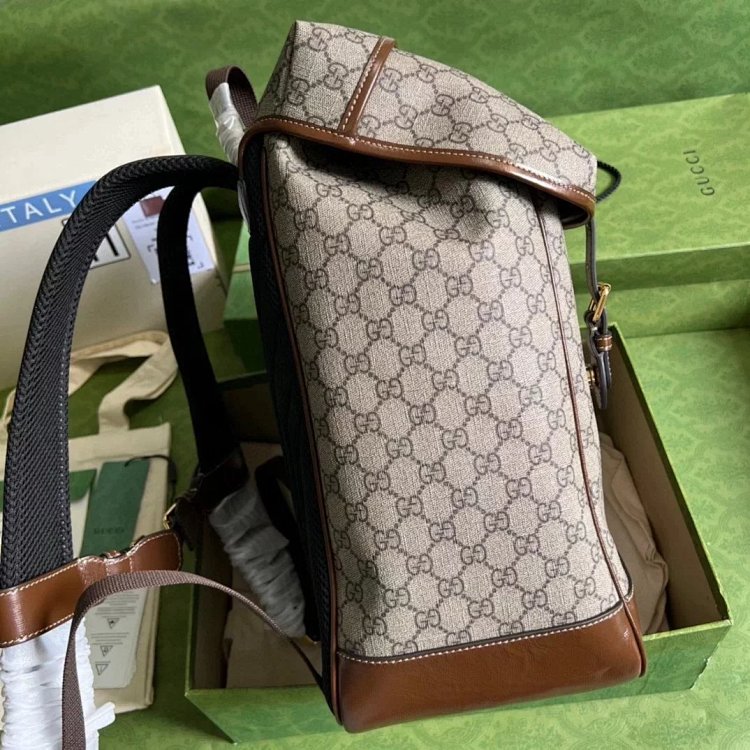 Gucci Interlocking Classic Vintage Flower Backpack 696013 | Loongbuymall