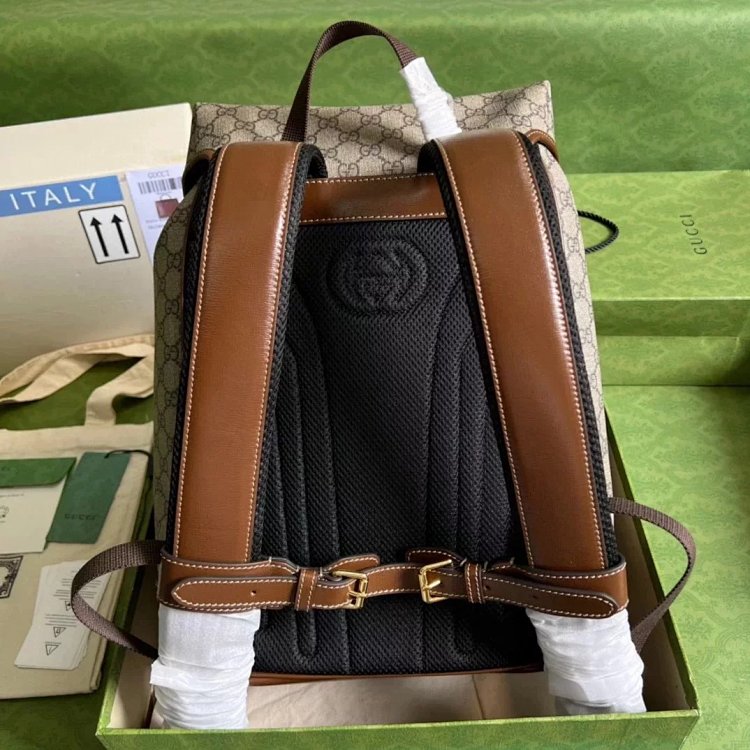 Gucci Interlocking Classic Vintage Flower Backpack 696013 | Loongbuymall