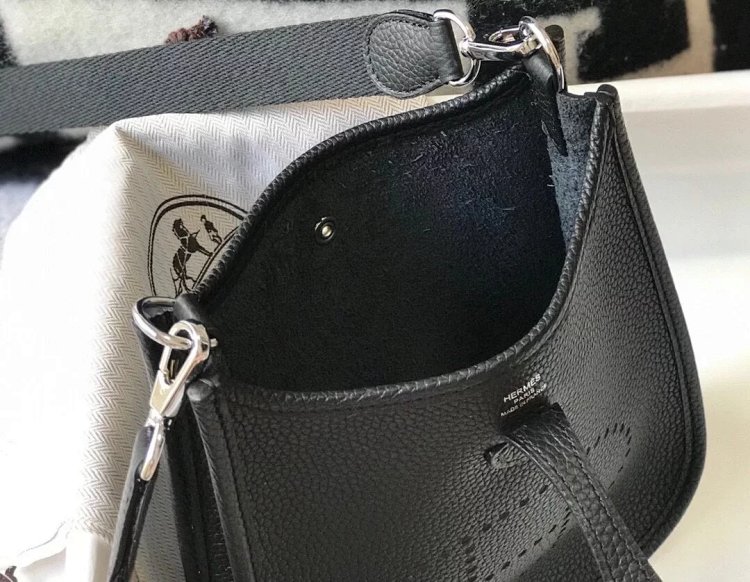 Hermes mini calf leather hollow shoulder crossbody buckle women's bag | Loongbuymall