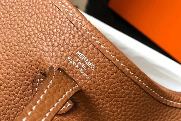 Hermes mini calf leather hollow shoulder crossbody buckle women's bag | Loongbuymall