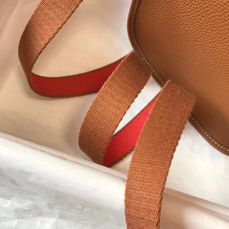 Hermes mini calf leather hollow shoulder crossbody buckle women's bag | Loongbuymall