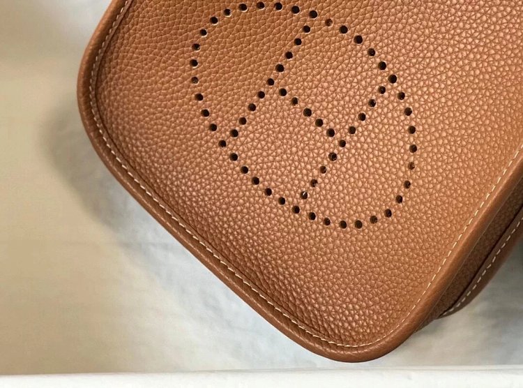 Hermes mini calf leather hollow shoulder crossbody buckle women's bag | Loongbuymall