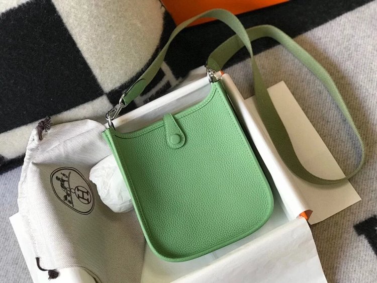 Hermes mini calf leather hollow shoulder crossbody buckle women's bag | Loongbuymall