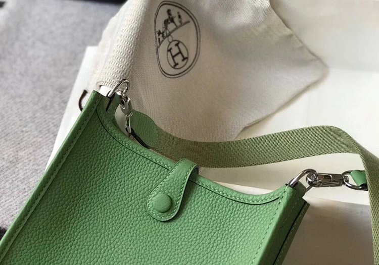 Hermes mini calf leather hollow shoulder crossbody buckle women's bag | Loongbuymall