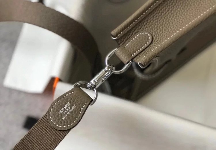 Hermes mini calf leather hollow shoulder crossbody buckle women's bag | Loongbuymall