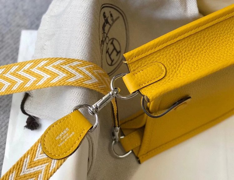Hermes mini calf leather hollow shoulder crossbody buckle women's bag | Loongbuymall