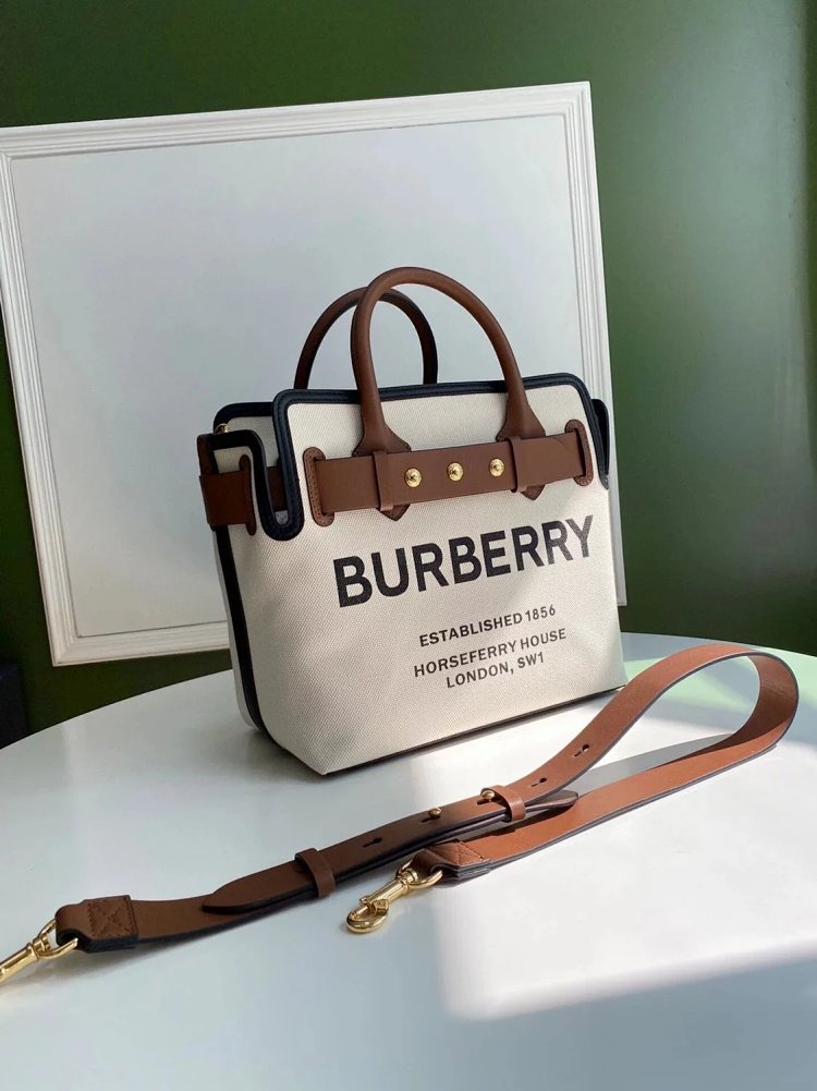 Burberry Belt ladies' large capacity tote bag shoulder bag | Loongbuymall