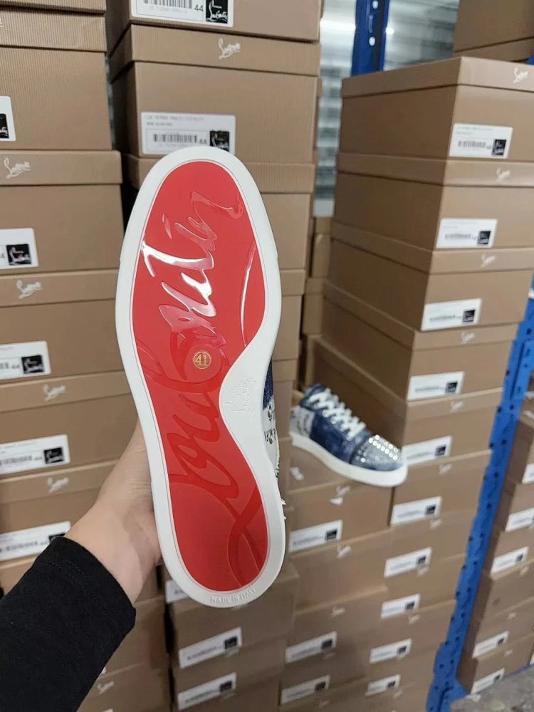 D2 Co branded CL Red soled Shoes with Willow Nails | Loongbuymall