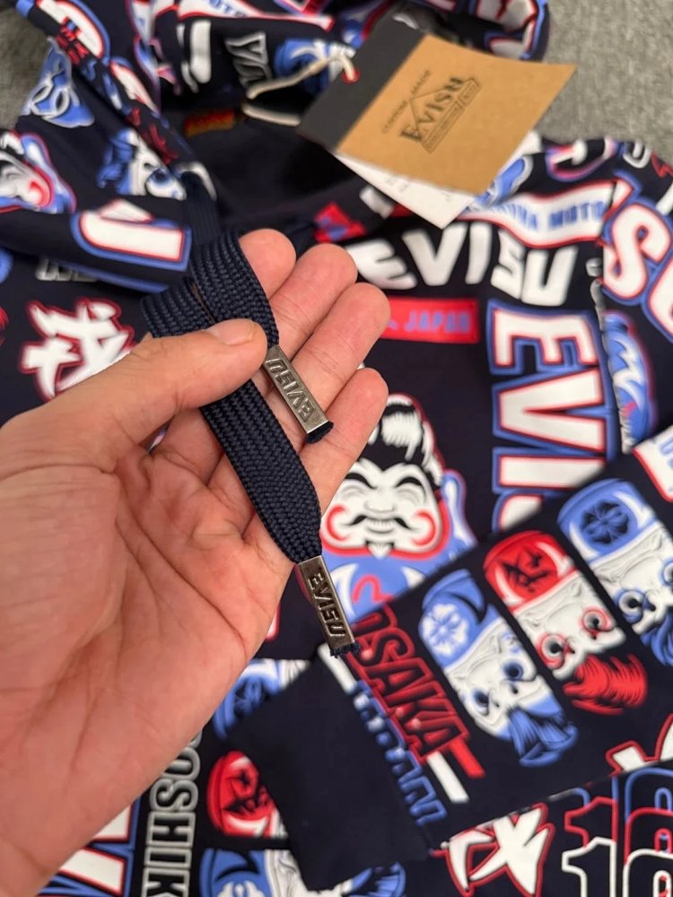 EVISU full print hoodie | Loongbuymall
