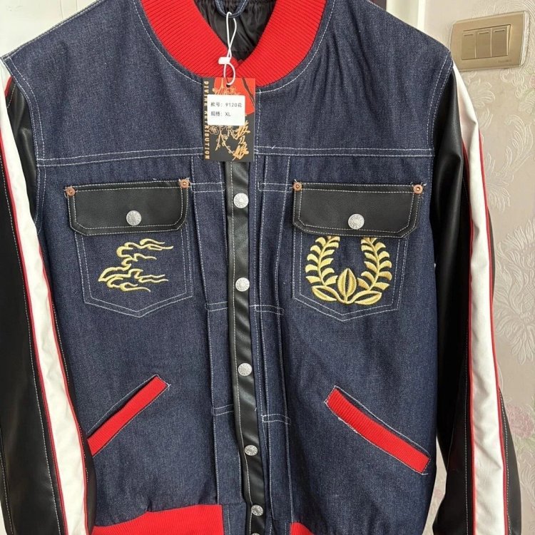 EVISU Heavy Industry Embroidered Cowboy Coat