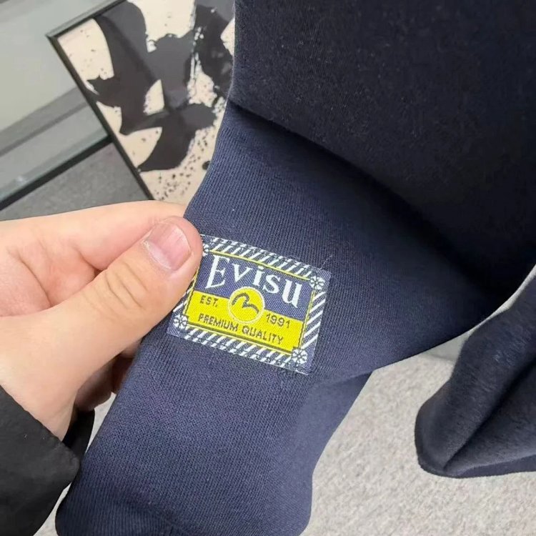 EVISU black and blue dual tone hoodie | Loongbuymall