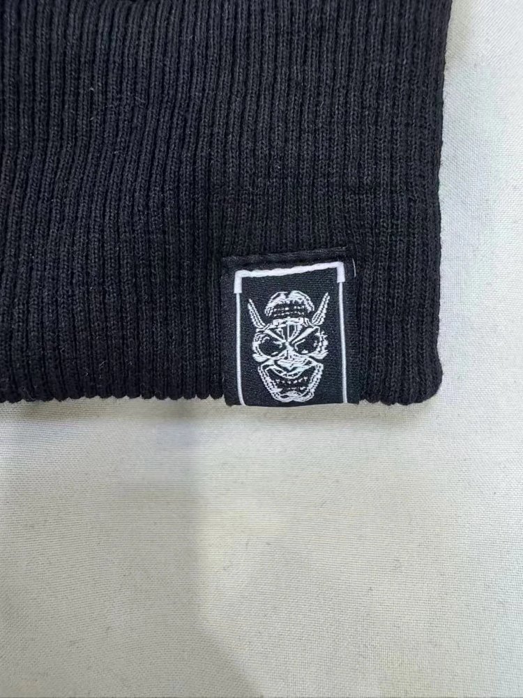 EVISU  Black gold hooded heavyweight hoodie | Loongbuymall