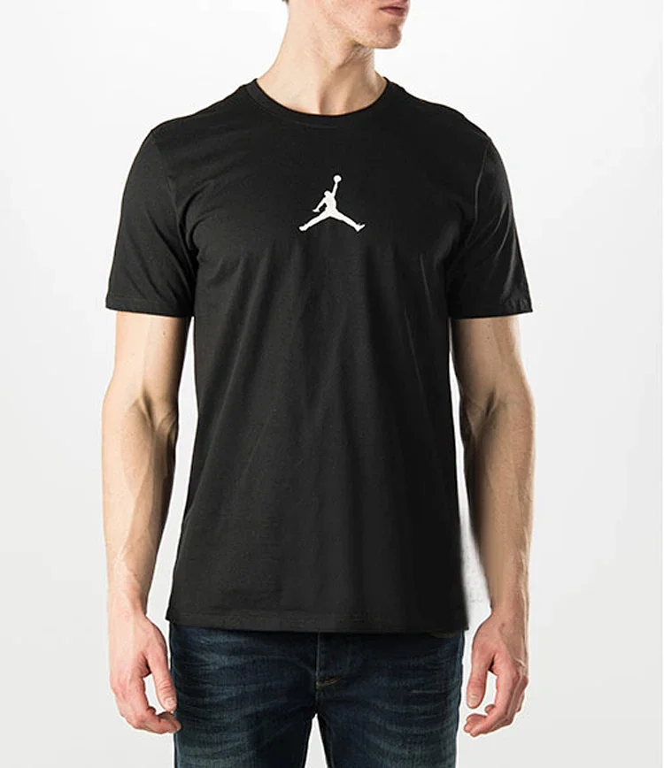 AJ Flying Jordan No. 23 Bulls Embroidered Short Sleeve T-shirt | Loongbuymall