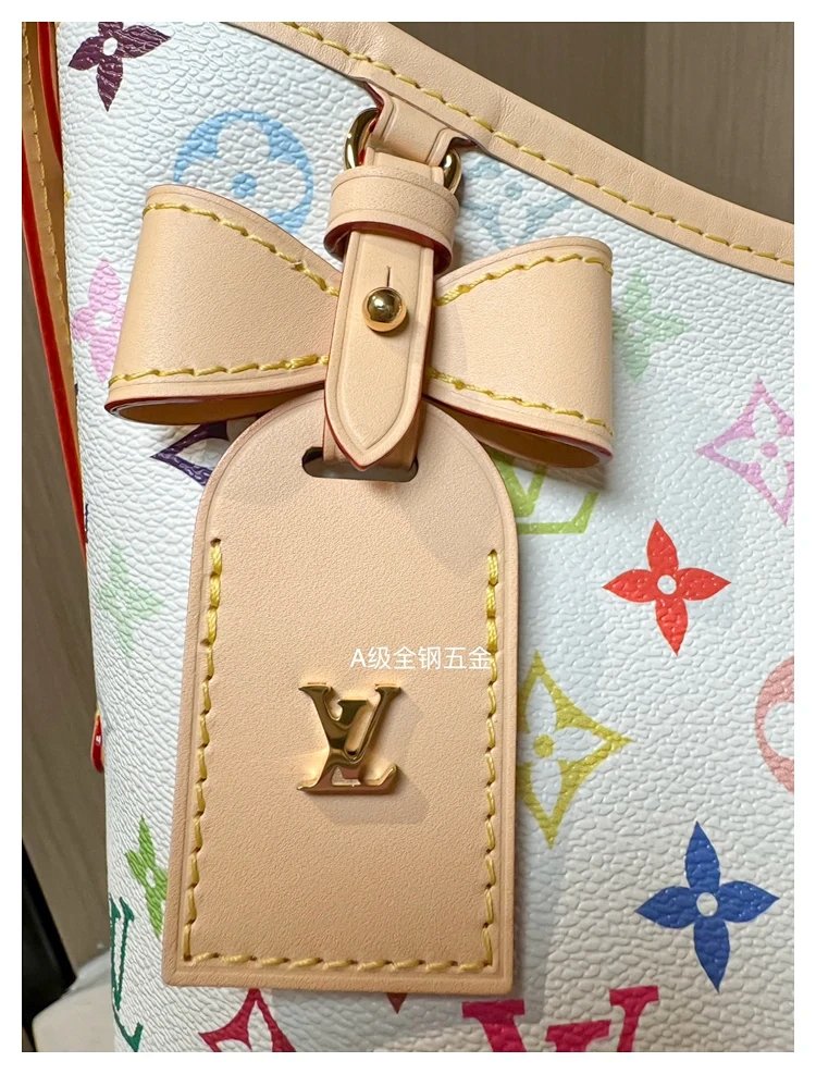 Louis Vuitton white tri colored CarryAll handbag | Loongbuymall