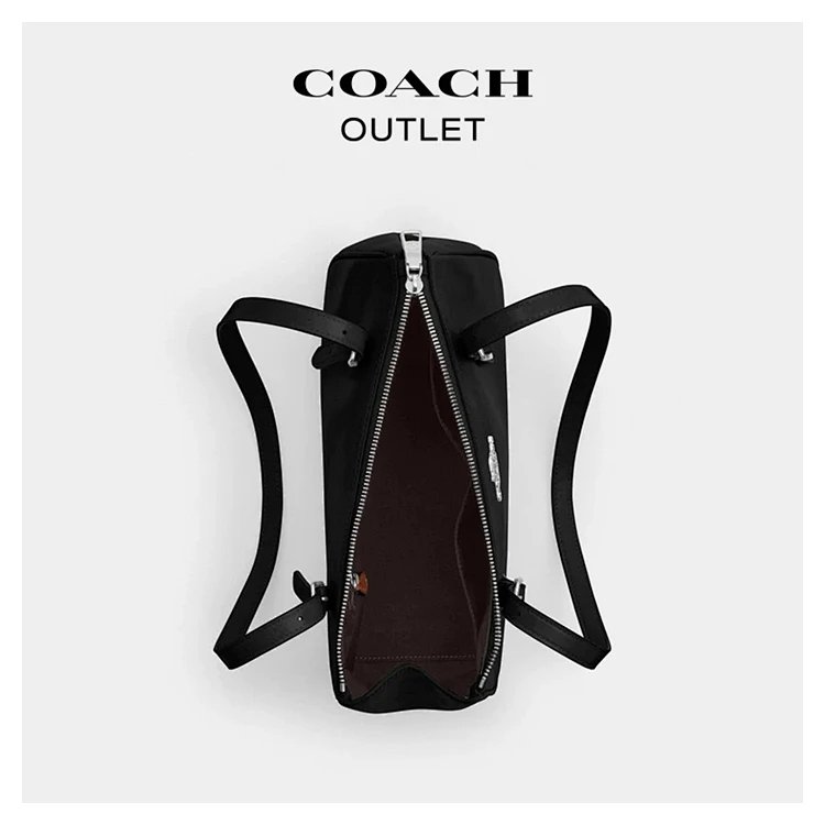 coach  Classic baguette bag with shiny leather design for underarm bag | Loongbuymall