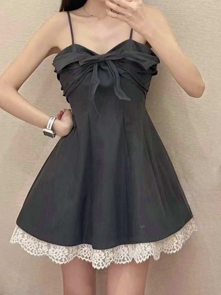 French court style sleeveless dress | Loongbuymall