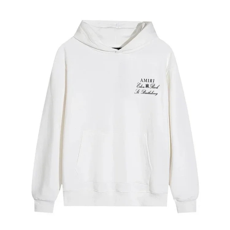 AM sweatshirt IRI cracked letter logo splashed ink and paint graffiti hoodie couple jacket sweatshirt for men and women