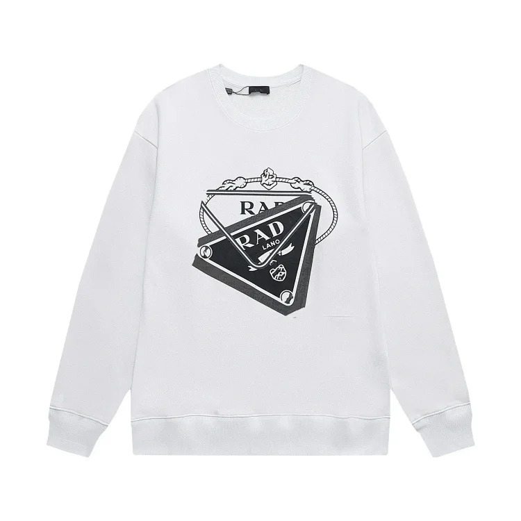 Correct version.Pulajia 24 series triangle label autumn and winter new Pujia high men's and women's long-sleeved T-shirts and sweatshirts